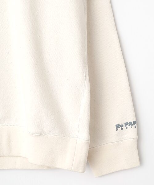 Mademoiselle NON NON / マドモアゼルノンノン スウェット | 反毛裏毛ハイネックトレーナー | 詳細2