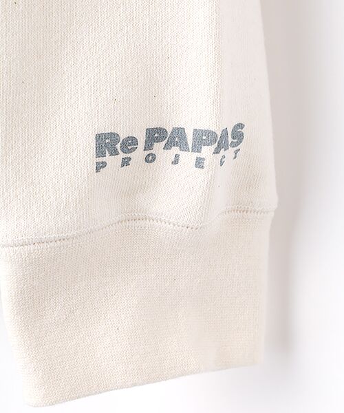 Mademoiselle NON NON / マドモアゼルノンノン スウェット | 反毛裏毛ハイネックトレーナー | 詳細3