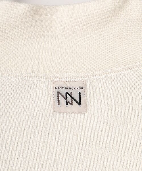 Mademoiselle NON NON / マドモアゼルノンノン スウェット | 反毛裏毛ハイネックトレーナー | 詳細4
