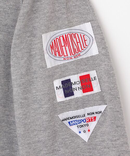 Mademoiselle NON NON / マドモアゼルノンノン Tシャツ | 甘撚りコンパクトヤーン ロゴ+フランス国旗Tシャツ | 詳細7