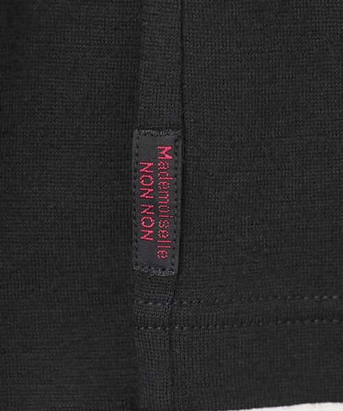 Mademoiselle NON NON / マドモアゼルノンノン カットソー | ウォッシャブルウール天竺 タートルネックTシャツ | 詳細6
