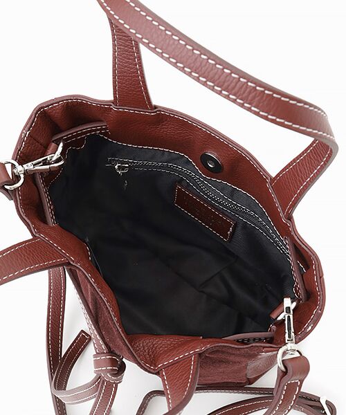 Mademoiselle NON NON / マドモアゼルノンノン ハンドバッグ | ＜MARCO BIANCHINI＞マルコ ビアンキーニ リボンスエードバッグ | 詳細5