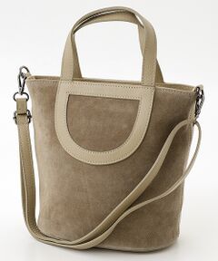 Mademoiselle NON NON / マドモアゼルノンノン ハンドバッグ | ＜MILOS＞ミロス スエードコンビバッグ