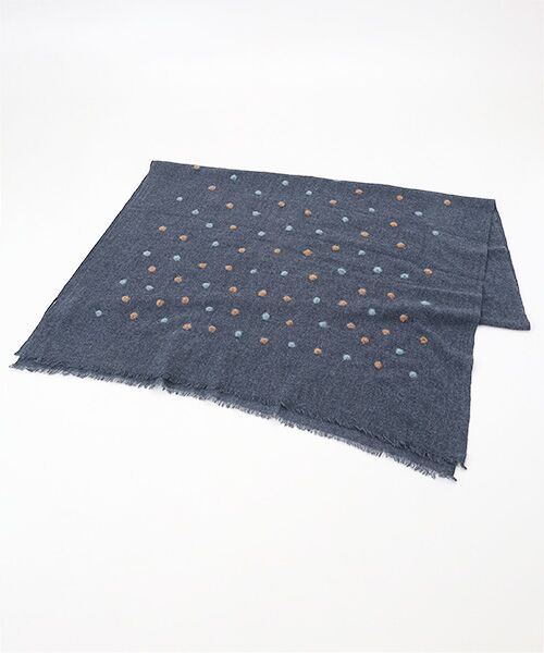 Mademoiselle NON NON / マドモアゼルノンノン マフラー・ショール・スヌード・ストール | ＜ORDI.TO＞オルディト ドット刺繍ストール | 詳細1