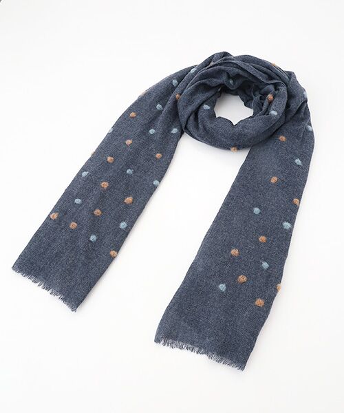 Mademoiselle NON NON / マドモアゼルノンノン マフラー・ショール・スヌード・ストール | ＜ORDI.TO＞オルディト ドット刺繍ストール | 詳細2