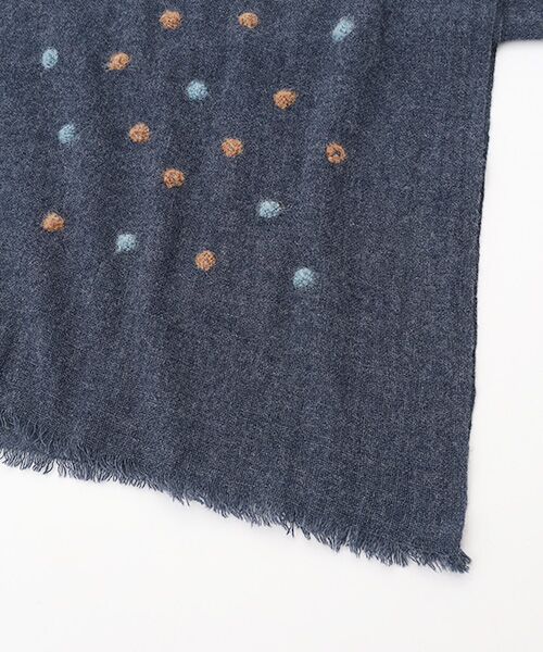 Mademoiselle NON NON / マドモアゼルノンノン マフラー・ショール・スヌード・ストール | ＜ORDI.TO＞オルディト ドット刺繍ストール | 詳細4