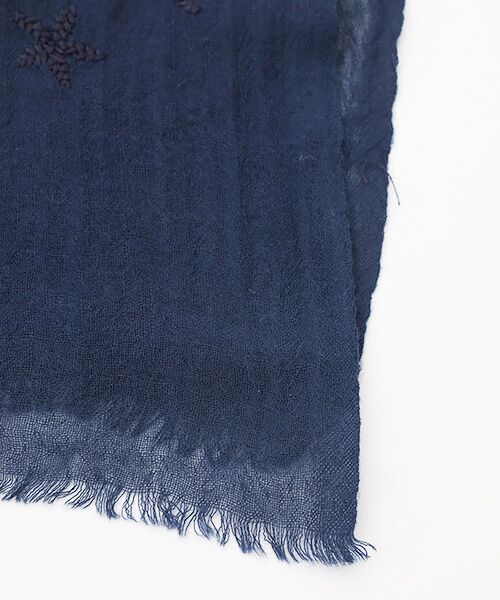 Mademoiselle NON NON / マドモアゼルノンノン マフラー・ショール・スヌード・ストール | ＜PYAAR＞ピヤール フラワー刺繍ストール | 詳細4