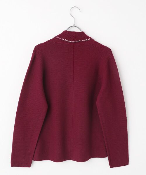 Mademoiselle NON NON / マドモアゼルノンノン テーラードジャケット | ＜MUSETTI＞ムゼッティー ニットジャケット | 詳細1