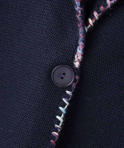 Mademoiselle NON NON / マドモアゼルノンノン テーラードジャケット | ＜MUSETTI＞ムゼッティー ニットジャケット | 詳細5