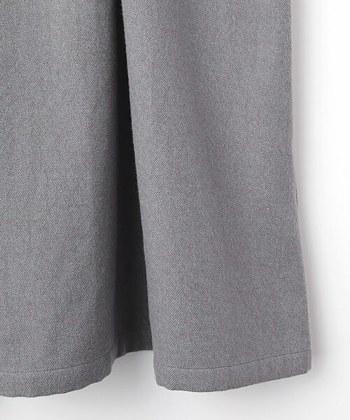 Mademoiselle NON NON / マドモアゼルノンノン ロング・マキシ丈ワンピース | コットンカラー杢ヘリンボンソフト起毛ワンピース | 詳細4