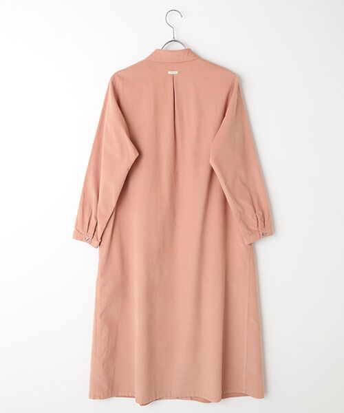 Mademoiselle NON NON / マドモアゼルノンノン ロング・マキシ丈ワンピース | コットンシャツコール ピンタックワンピース | 詳細1