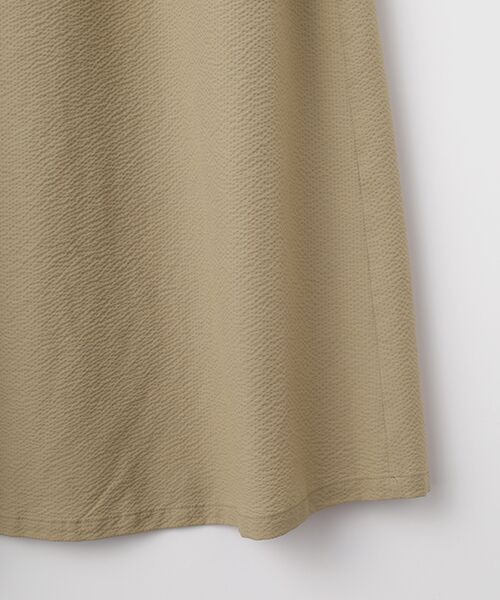 Mademoiselle NON NON / マドモアゼルノンノン ロング・マキシ丈ワンピース | 2WAYストレッチシアサッカー ドロップショルダーロングワンピース | 詳細4