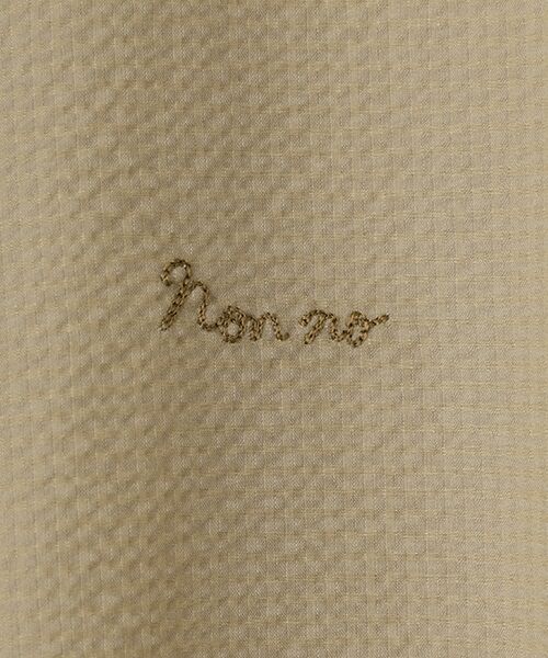 Mademoiselle NON NON / マドモアゼルノンノン ロング・マキシ丈ワンピース | 2WAYストレッチシアサッカー ドロップショルダーロングワンピース | 詳細6