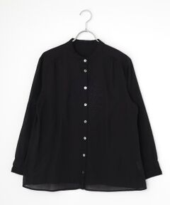 Mademoiselle NON NON / マドモアゼルノンノン シャツ・ブラウス | コットンドビークロス エンブロイダリーブラウス