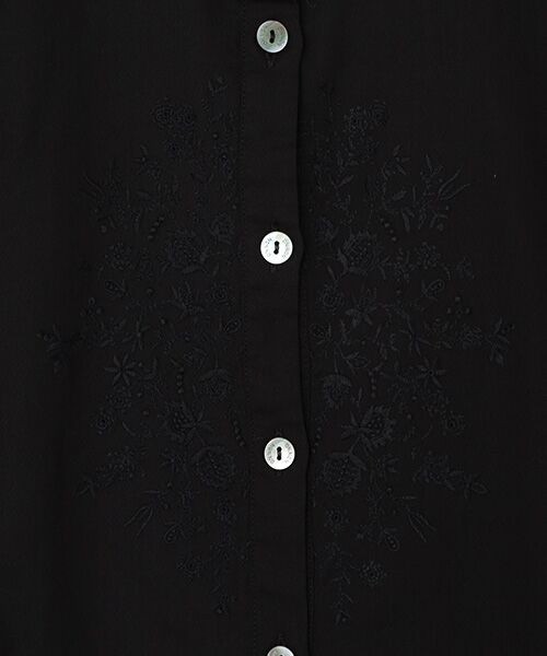 Mademoiselle NON NON / マドモアゼルノンノン シャツ・ブラウス | コットンドビークロス エンブロイダリーブラウス | 詳細6