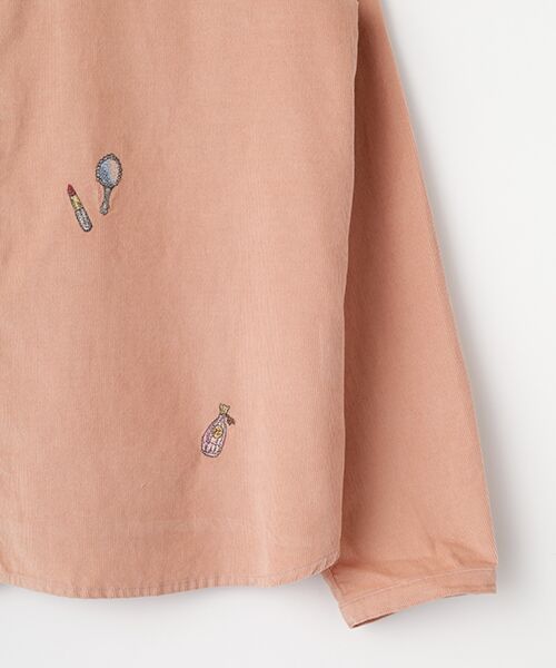 Mademoiselle NON NON / マドモアゼルノンノン シャツ・ブラウス | コットンシャツコール 刺繍入りブラウス | 詳細4