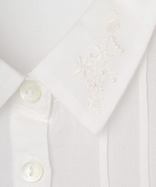 Mademoiselle NON NON / マドモアゼルノンノン シャツ・ブラウス | コットンドビークロスチュニックブラウス | 詳細1