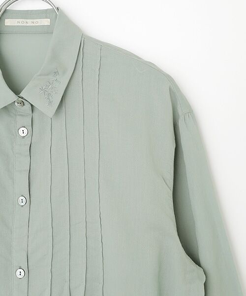 Mademoiselle NON NON / マドモアゼルノンノン シャツ・ブラウス | コットンドビークロスチュニックブラウス | 詳細4