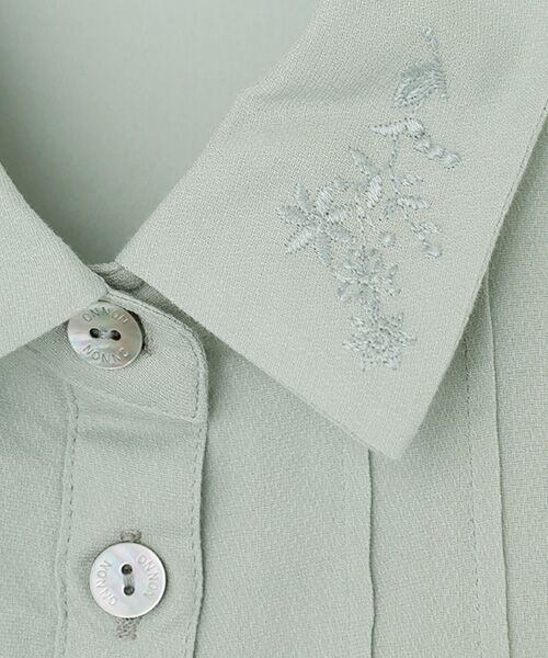 Mademoiselle NON NON / マドモアゼルノンノン シャツ・ブラウス | コットンドビークロスチュニックブラウス | 詳細6