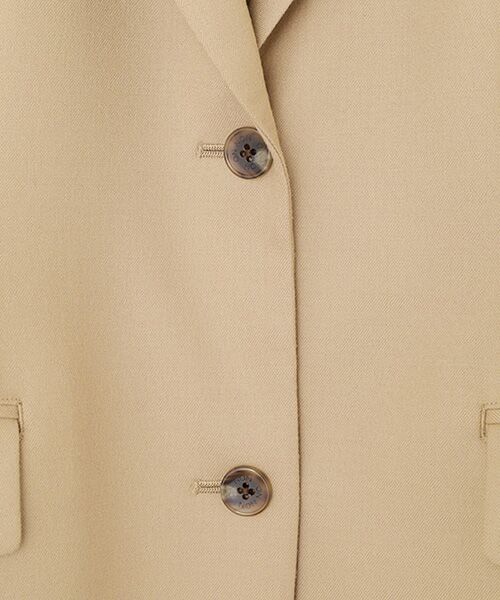 Mademoiselle NON NON / マドモアゼルノンノン テーラードジャケット | サキソニーストレッチムジ＆グレンチェックジャケット | 詳細2