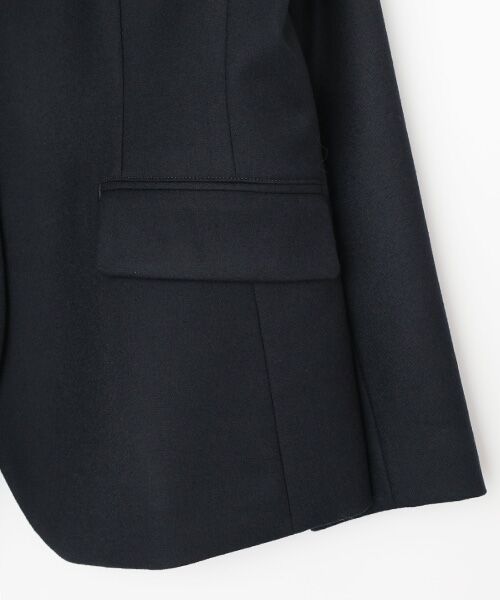 Mademoiselle NON NON / マドモアゼルノンノン テーラードジャケット | サキソニーストレッチムジ＆グレンチェックジャケット | 詳細5