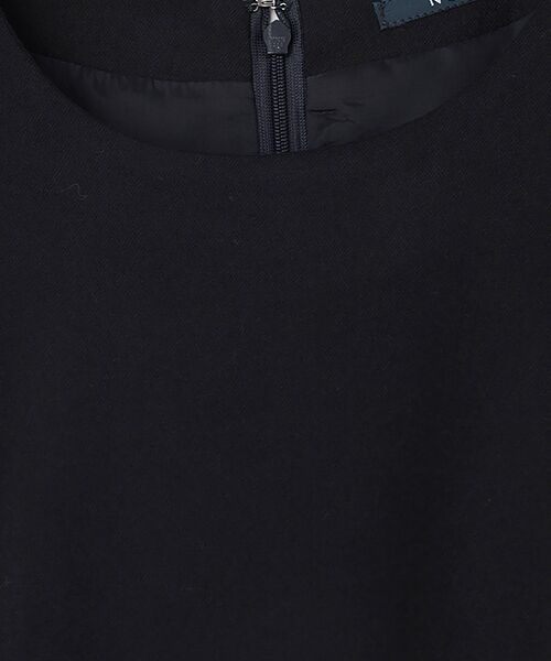 Mademoiselle NON NON / マドモアゼルノンノン ロング・マキシ丈ワンピース | サキソニーストレッチムジ＆グレンチェックジャンパースカート | 詳細2