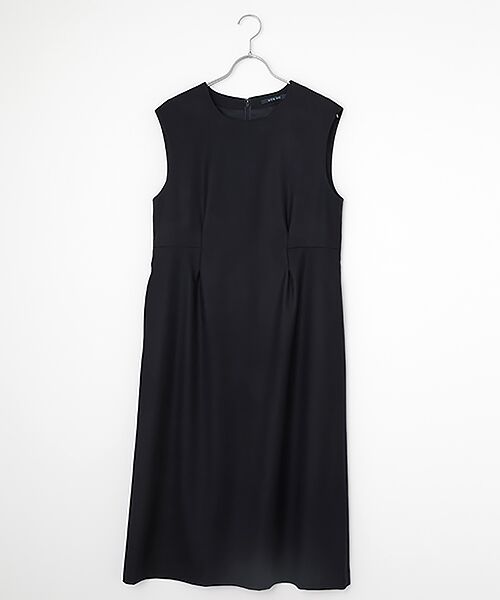 Mademoiselle NON NON/マドモアゼルノンノン サキソニーストレッチムジ&グレンチェックジャンパースカート ネイビー L Mademoiselle NON NON/マドモアゼルノンノン サキソニーストレッチムジ&グレンチェックジャンパースカート ネイビー L