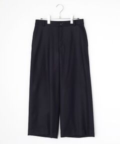 Mademoiselle NON NON / マドモアゼルノンノン スラックス・ドレスパンツ | サキソニーストレッチムジ＆グレンチェックノータックパンツ