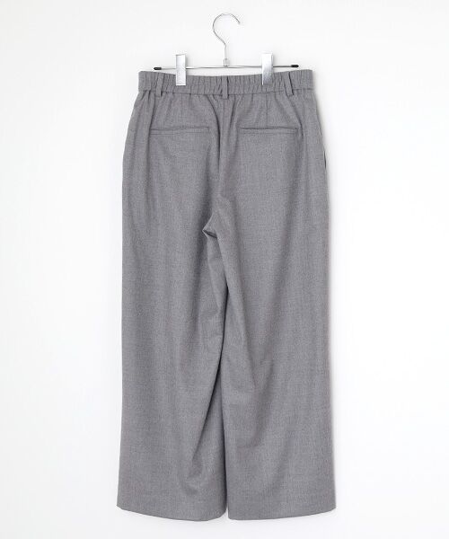 Mademoiselle NON NON / マドモアゼルノンノン スラックス・ドレスパンツ | サキソニーストレッチムジ&グレンチェックノータックパンツ | 詳細1