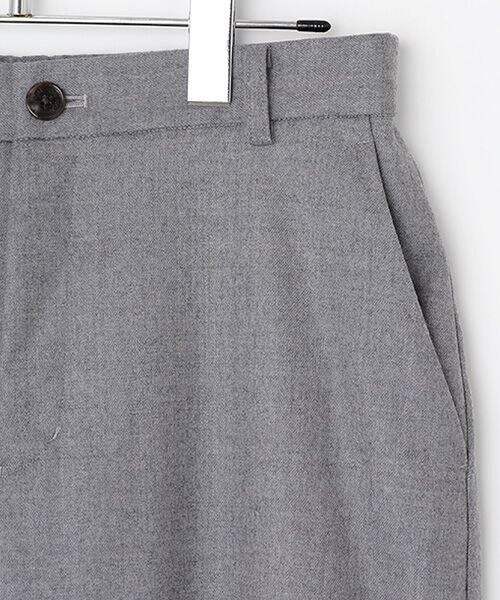 Mademoiselle NON NON / マドモアゼルノンノン スラックス・ドレスパンツ | サキソニーストレッチムジ&グレンチェックノータックパンツ | 詳細2