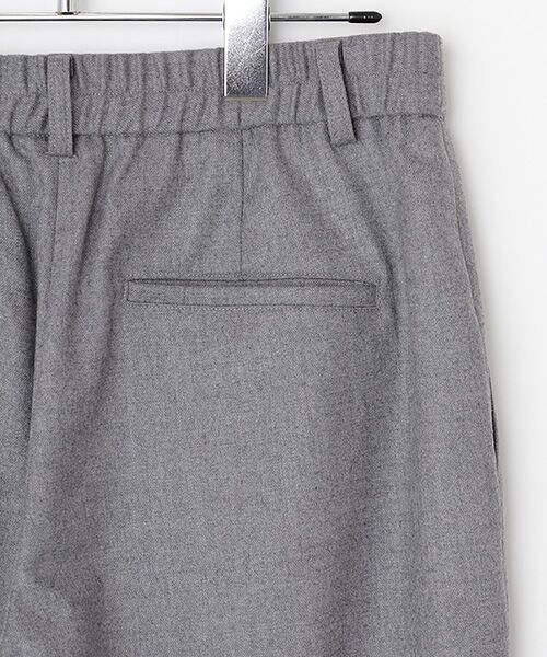 Mademoiselle NON NON / マドモアゼルノンノン スラックス・ドレスパンツ | サキソニーストレッチムジ&グレンチェックノータックパンツ | 詳細4