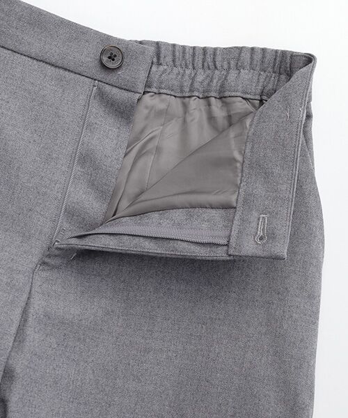 Mademoiselle NON NON / マドモアゼルノンノン スラックス・ドレスパンツ | サキソニーストレッチムジ&グレンチェックノータックパンツ | 詳細5