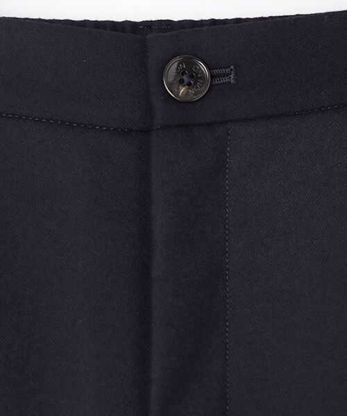 Mademoiselle NON NON / マドモアゼルノンノン スラックス・ドレスパンツ | サキソニーストレッチムジ&グレンチェックノータックパンツ | 詳細8