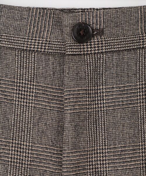 Mademoiselle NON NON / マドモアゼルノンノン スラックス・ドレスパンツ | サキソニーストレッチムジ&グレンチェックノータックパンツ | 詳細9