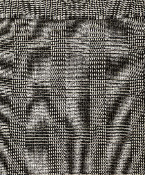 Mademoiselle NON NON / マドモアゼルノンノン ロング・マキシ丈スカート | サキソニーストレッチムジ＆グレンチェックフレアスカート | 詳細8