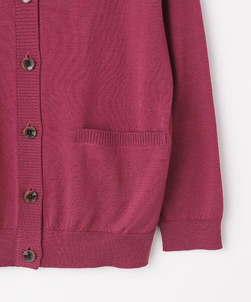 Mademoiselle NON NON / マドモアゼルノンノン カーディガン・ボレロ | 梳毛Vネックカーディガン | 詳細6