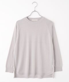 Mademoiselle NON NON / マドモアゼルノンノン ニット・セーター | 梳毛ラグランスリーブニット