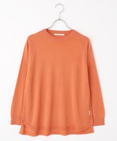 Mademoiselle NON NON / マドモアゼルノンノン ニット・セーター | 梳毛ラグランスリーブニット