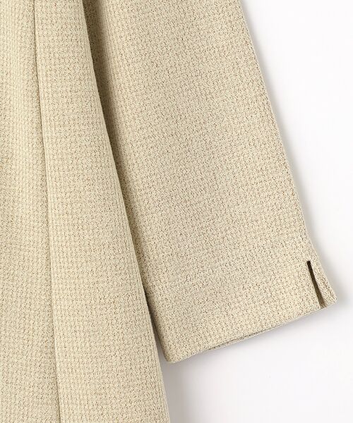 Mademoiselle NON NON / マドモアゼルノンノン チュニック | ダブルジャガードブークレー千鳥柄チュニック | 詳細4