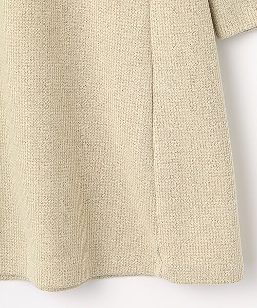 Mademoiselle NON NON / マドモアゼルノンノン チュニック | ダブルジャガードブークレー千鳥柄チュニック | 詳細5