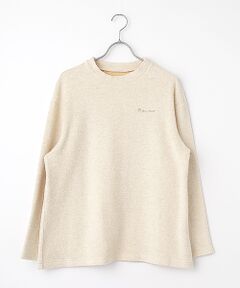 Mademoiselle NON NON / マドモアゼルノンノン スウェット | 吊り風裏毛ミニボトルネックプルオーバー