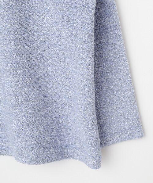 Mademoiselle NON NON / マドモアゼルノンノン スウェット | 吊り風裏毛ミニボトルネックプルオーバー | 詳細5