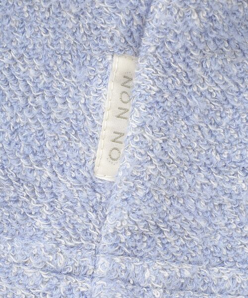 Mademoiselle NON NON / マドモアゼルノンノン スウェット | 吊り風裏毛ミニボトルネックプルオーバー | 詳細6