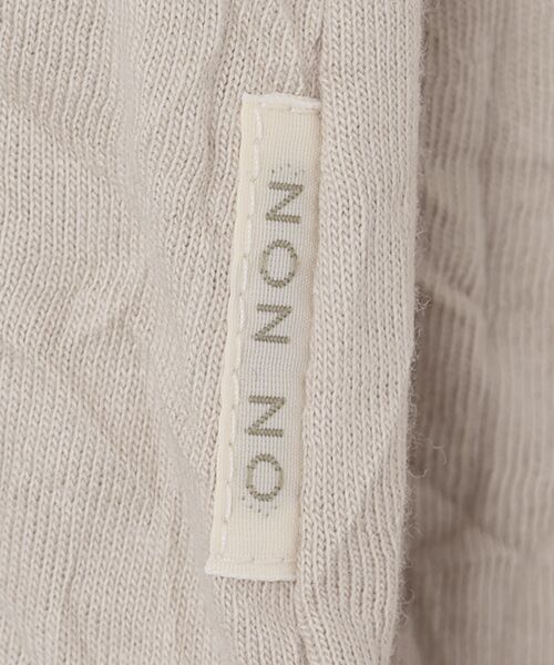 Mademoiselle NON NON / マドモアゼルノンノン カットソー | 天竺キャッチワッシャーハイネックTシャツ | 詳細2