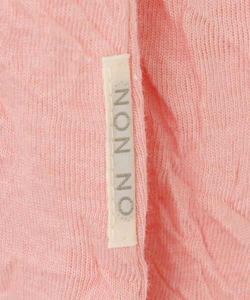 Mademoiselle NON NON / マドモアゼルノンノン カットソー | 天竺キャッチワッシャーハイネックTシャツ | 詳細3