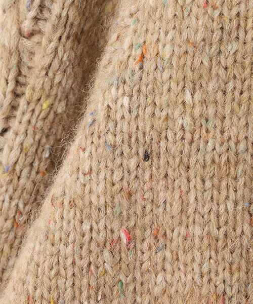 Mademoiselle NON NON / マドモアゼルノンノン ニット・セーター | ローゲージカラフルネップ天竺 モックネックセーター | 詳細1