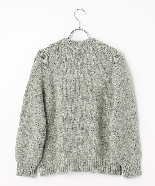 Mademoiselle NON NON / マドモアゼルノンノン ニット・セーター | ローゲージカラフルネップ天竺 モックネックセーター | 詳細2