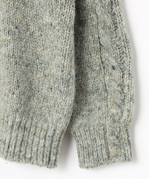 Mademoiselle NON NON / マドモアゼルノンノン ニット・セーター | ローゲージカラフルネップ天竺 モックネックセーター | 詳細4