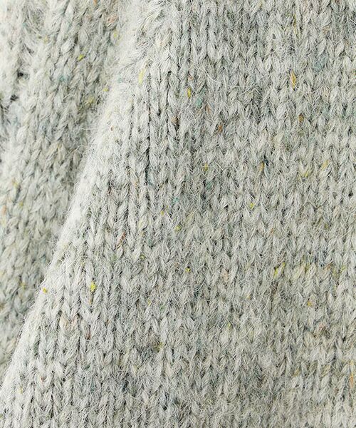 Mademoiselle NON NON / マドモアゼルノンノン ニット・セーター | ローゲージカラフルネップ天竺 モックネックセーター | 詳細5