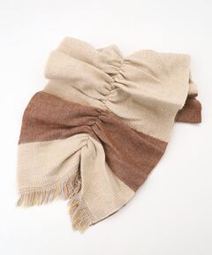 Mademoiselle NON NON / マドモアゼルノンノン マフラー・ショール・スヌード・ストール | シャーリングストライプマフラー